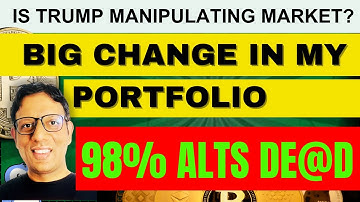 BIG CHANGE in my PORTFOLIO | 99% ALT Coins will die | Crypto Market news in HINDI