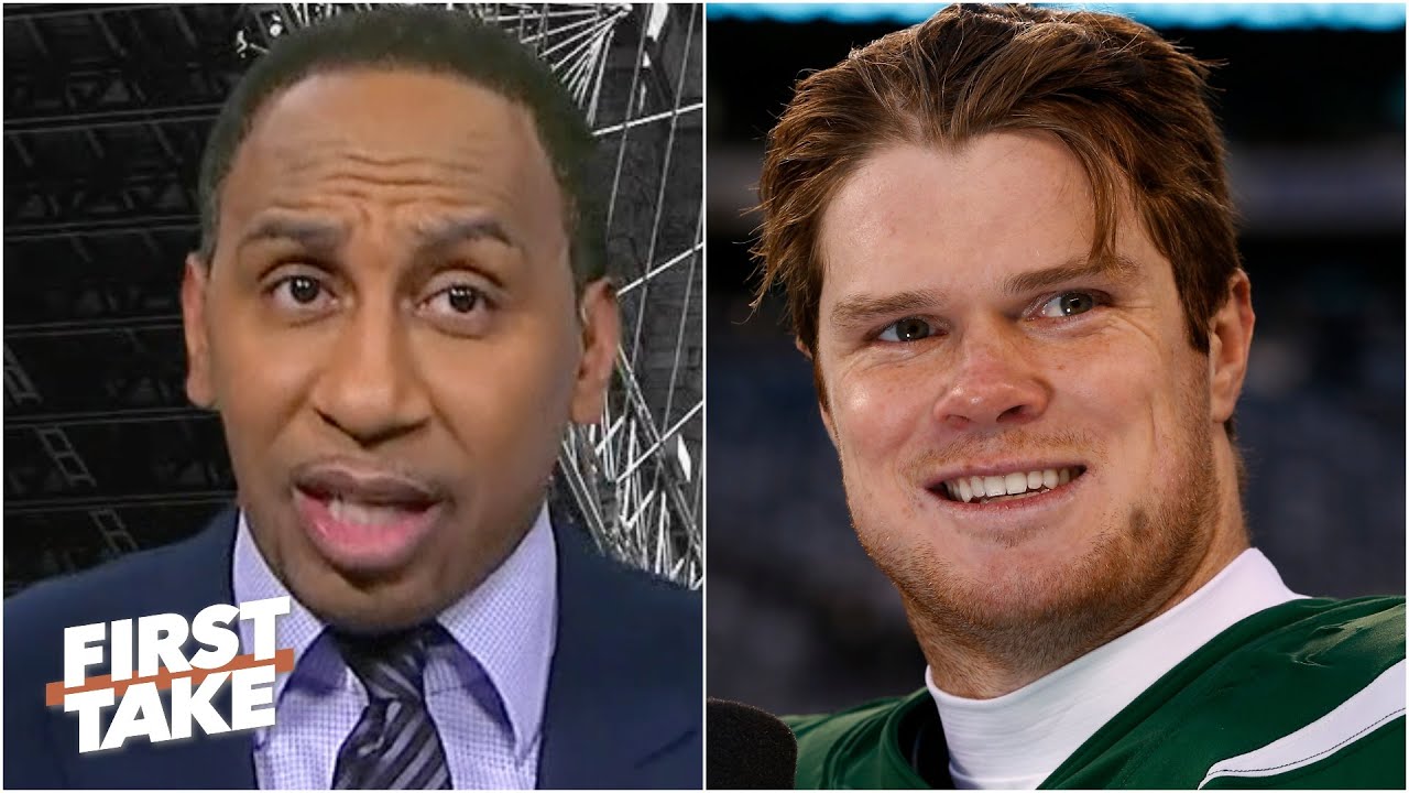 Stephen A. reacts to the Jets trading Sam Darnold to the Panthers | First Take
