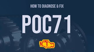 how to diagnose and fix p0c71 engine code - obd ii trouble code explain