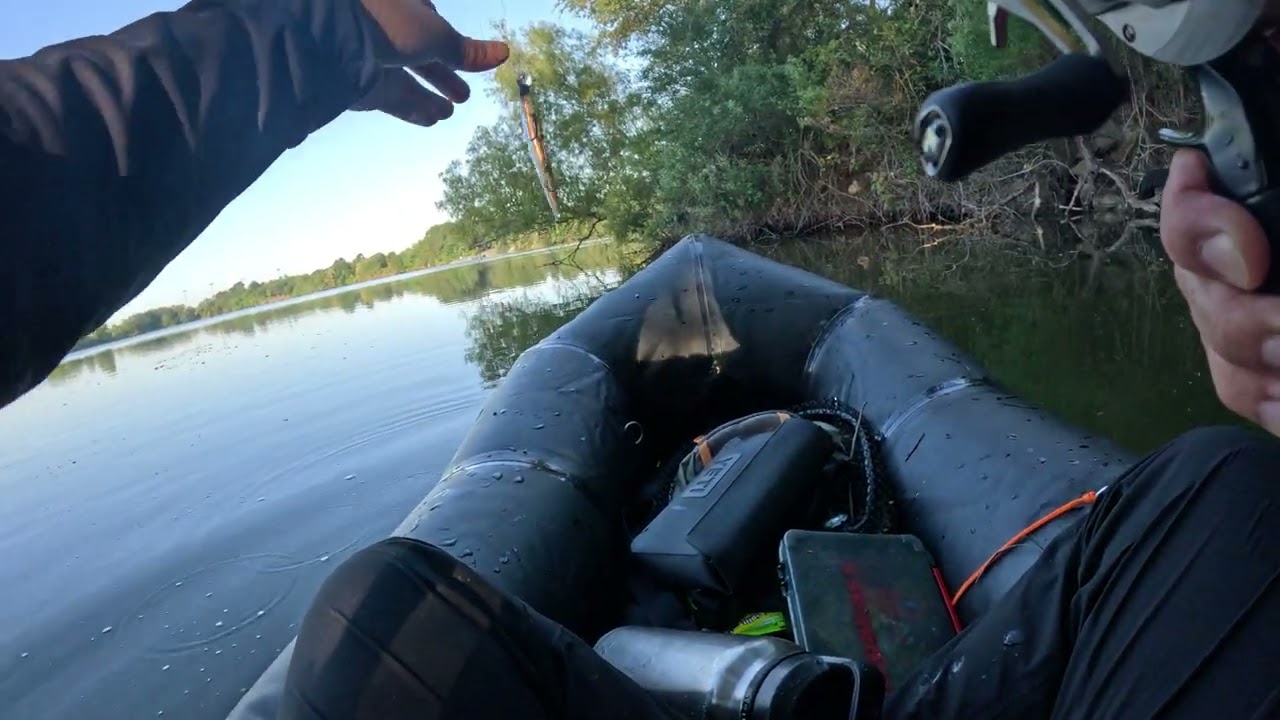 4K Bass Fishing USA Largemouth Bass  Alligator Shimano Calcutta Conquest Packraft Megabass Kokopelli