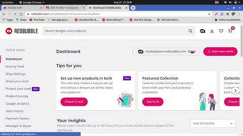 How To Post Your Redbubble Link on Instagram