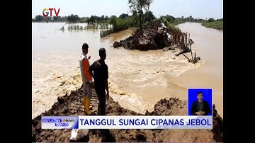 Tanggul Sungai Cipanas Sepanjang 30 Meter di Indramayu Jebol, BPBD Kerahkan 3 Alat Berat - BIS 28/02