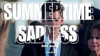 Summer Time Sadness The Amazing Spiderman Last Scene Edit Lana Del Rey. Edit Audio