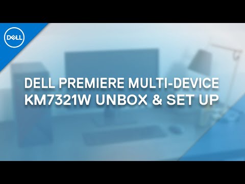 How to Unbox and Set Up Dell Wireless Keyboard and Mouse KM7321W (Official Dell Tech Support)