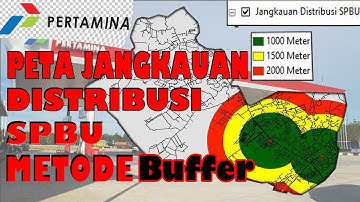 Sains & Teknologi : Cara Buat Peta Jangkauan Distribusi SPBU PT. Pertamina Menggunkan Metode Buffer