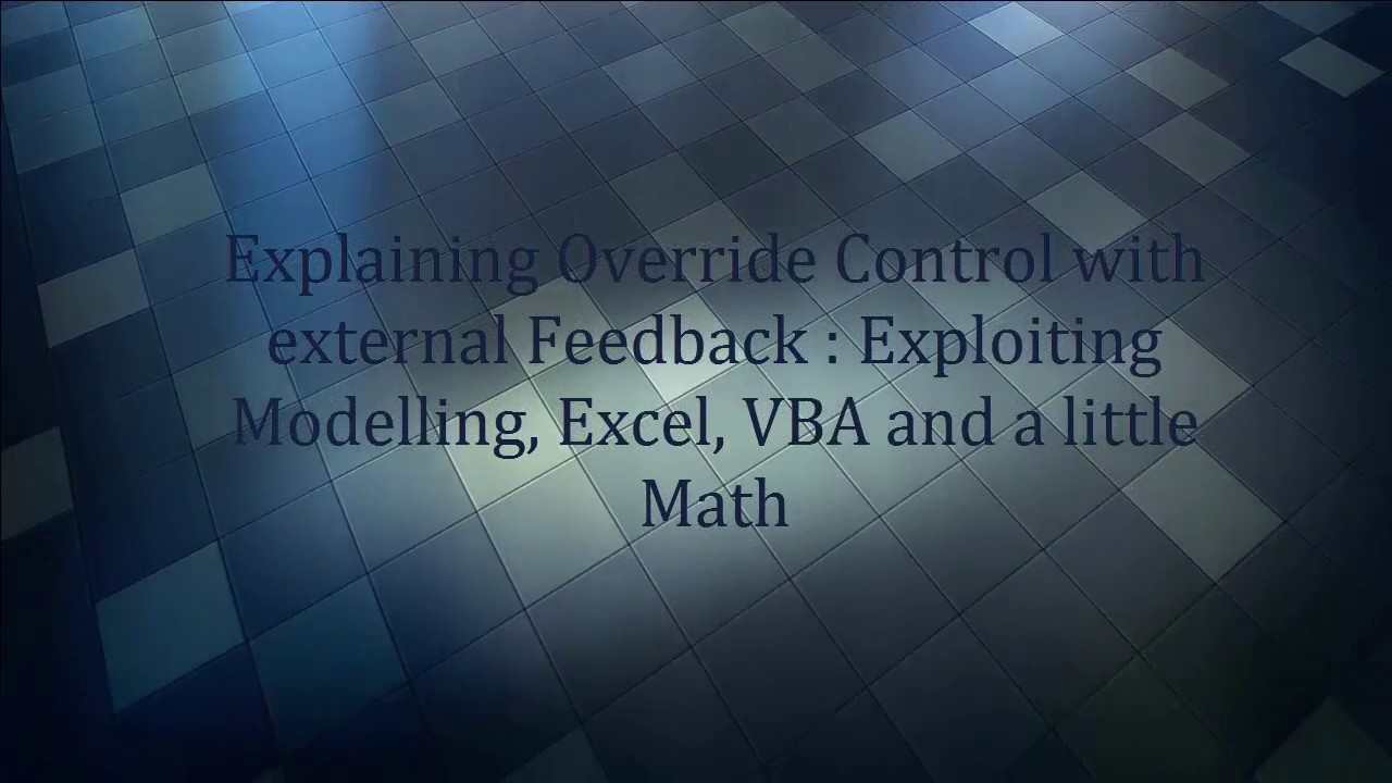 Override Control Demystified