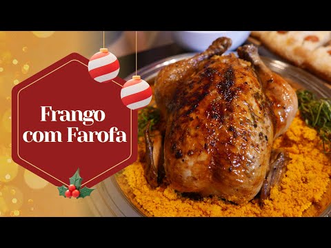 Frango recheado com farofa de calabresa: suculento e gostoso - Especial de Natal do Cooky #008