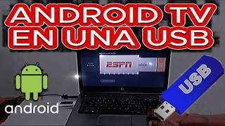 ANDROID TV Portable Ejecutalo directo desde la Memoria USB