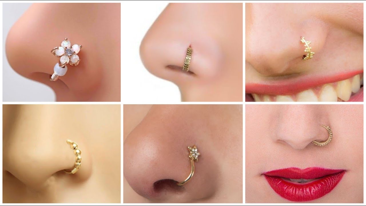 1PCS 20G New Fashion Gold Nose Piercing Jewelry Surgical Steel L Shape  Screw Nose Stud Mini Cz Nose Ring - AliExpress