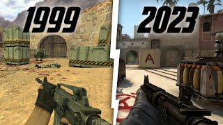 Evolution of Counter Strike games from 1999 to 2023 #counterstrike #gameplay #evolution #games