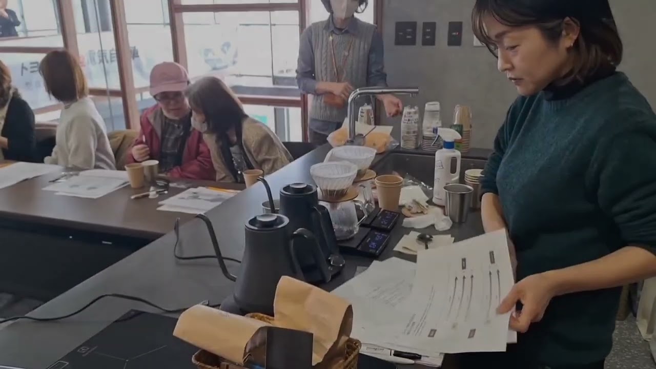 何処でもランチ　コーヒーの講習へ行ってみた