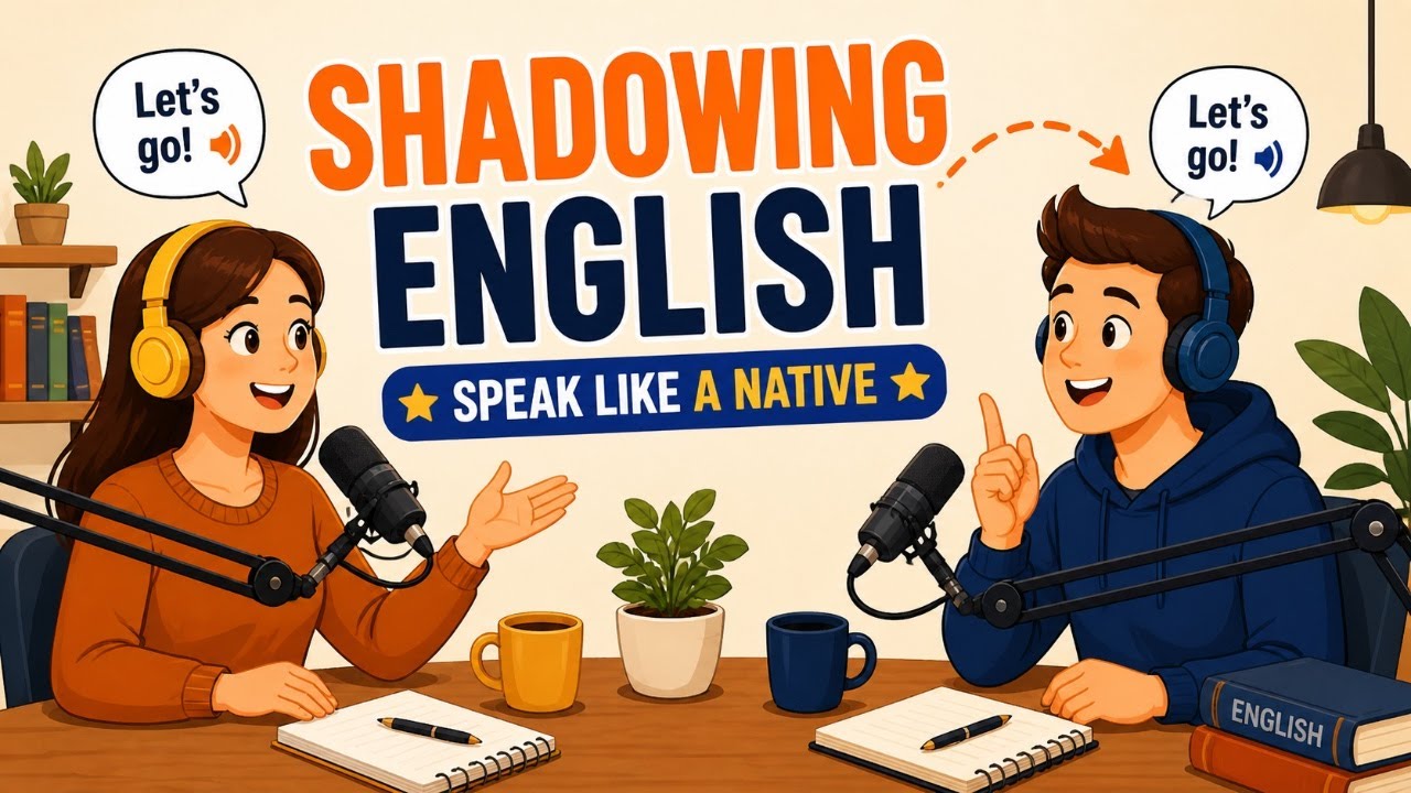 Shadowing English Speaking Practice | Learn English with Podcast - YouTube