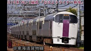 215系 NL-1編成 おはようライナー新宿  ＠東海道貨物線。