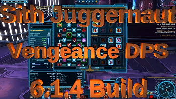 SWTOR - Sith Juggernaut Vegeance 6 1 4 PVE DPS Build and Guide