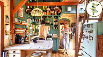 Living in a STUNNING Tiny House with the BEST Layout & Cozy Interior Design – Self-Built for $40k