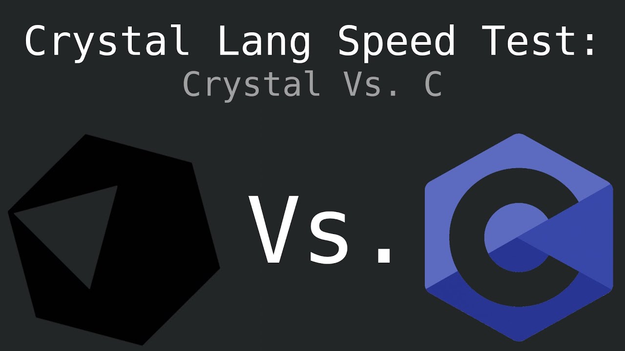Crystal Lang SPEED TEST: Slick as Ruby, Fast as C? - YouTube