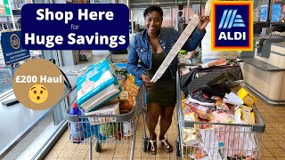 Cheapest Supermarket in the UK | Huge ALDI Haul With Prices screenshot 3
