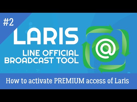 How to activate your PREMIUM access of Laris software #2