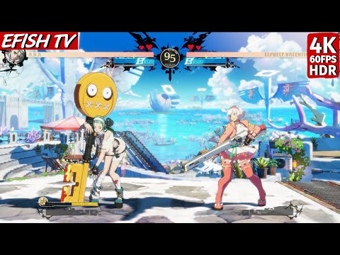 New Fighter A.B.A vs Elphelt Valentine (Hardest AI) - Guilty Gear Strive | 4K 60FPS HDR