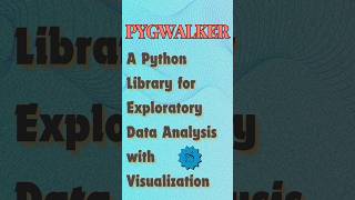 PyGWalker: A Python Library for Exploratory Data Analysis with Visualization #python #ai #ml #openai