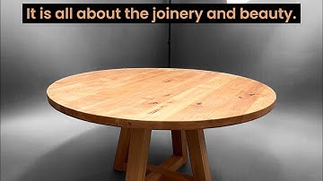 Building a Custom Round Dining Table | Handcrafted Wood Joinery & Fine Furniture Making