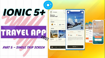 Ionic 5+ Travel App 2021 | Part 5 - Single Trip Screen (Get trip ID from routing for dynamic data)