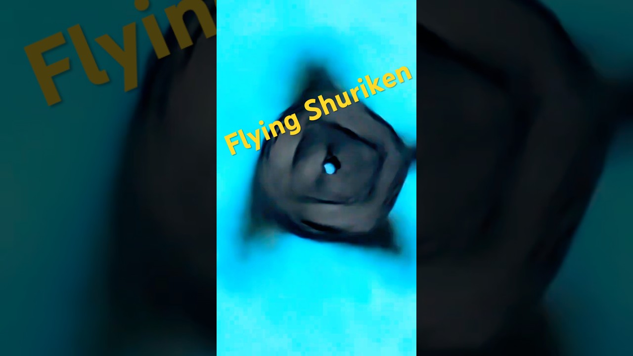 Flying Origami Shuriken #easyorigami #origami #papertoy #ninja