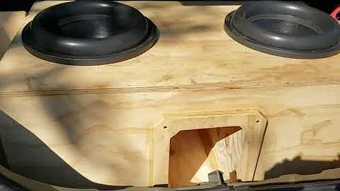 Sundown ZV5 15'S on a 12000 Taramps.