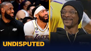Snoop Dogg joins Skip \& Shannon to talk LeBron, AD \& Lakers vs. Warriors series | NBA | UNDISPUTED