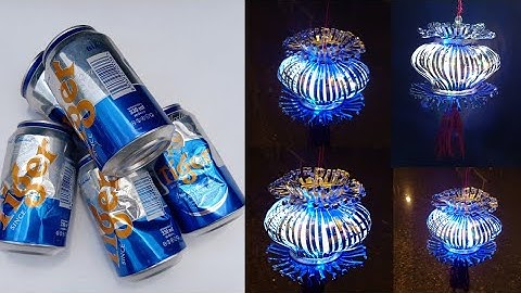 DIY | Làm Đèn Trung Thu Từ Vỏ Lon Bia | THẢO NGUYÊN HANDMADE