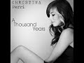 Christina perri  a thousand years 8d song