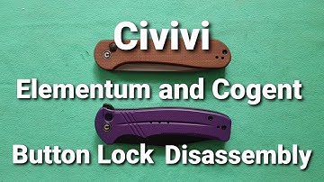 Civivi Button Lock Disassembly