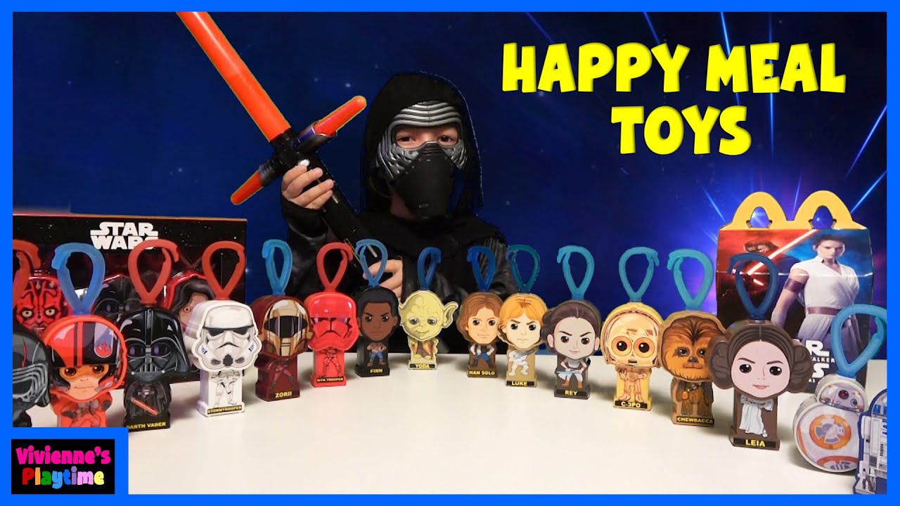 All 2019 Star Wars Happy Meal Toys Youtube