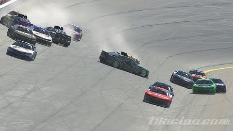 Last Lap Pass For The Win - NASCAR A Fixed at iRacing Superspeedway