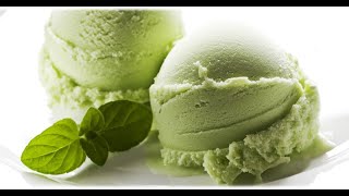 gelato alla menta cremoso  che non ghiaccia