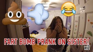 Fart Bomb Prank On Sister Got Her Twice