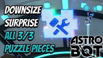 Downsize Surprise - All 3/3 Puzzle Piece Locations | Astro Bot