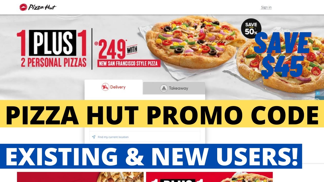 Pizza Hut Promo Code Pizza Hut Voucher Code Redeem Pizza Hut