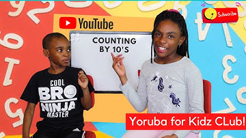 YORUBA NUMBERS counting by 10