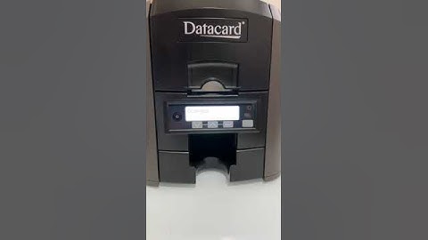 Datacard - Impressão de Teste CD800
