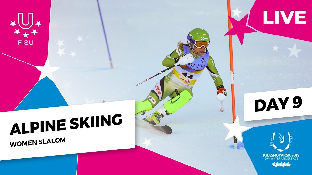 Highlights day 9 I Alpine skiing Slalom Women Winter Universiade 2019