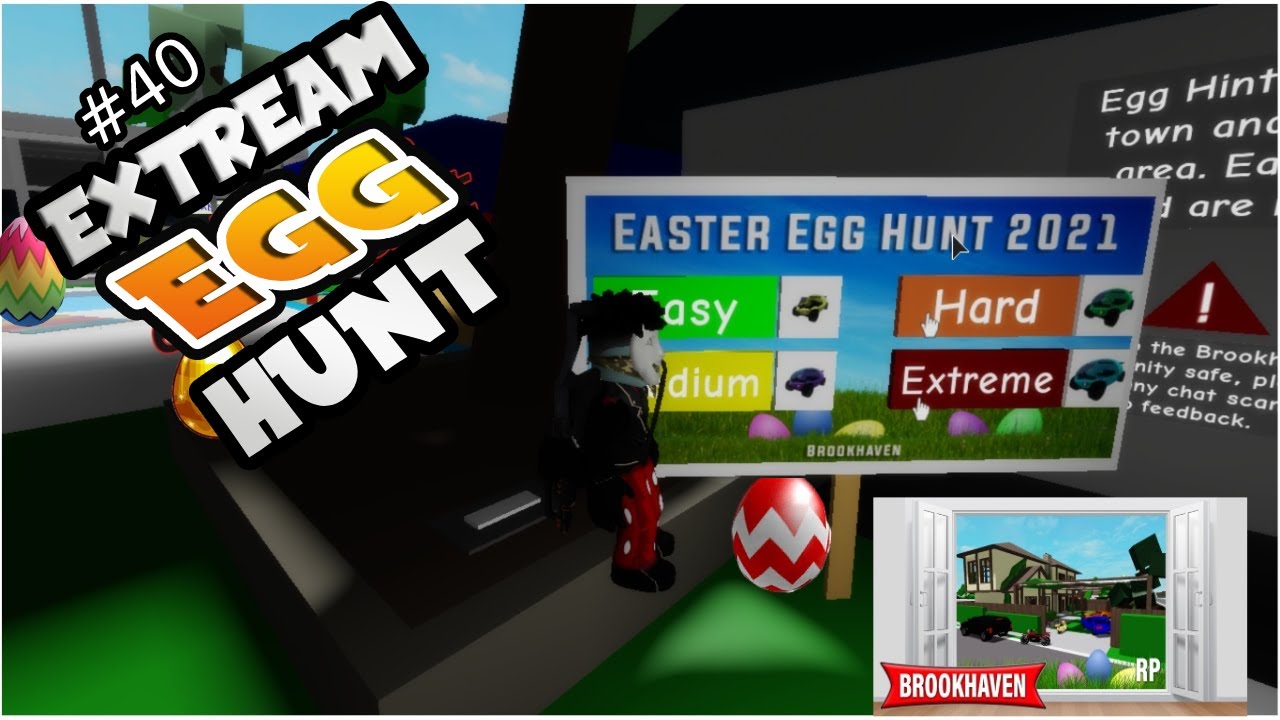 Roblox Brookhaven 🏡RP EXTREME EASTER EGG HUNT GUIDE (All 40 Eggs