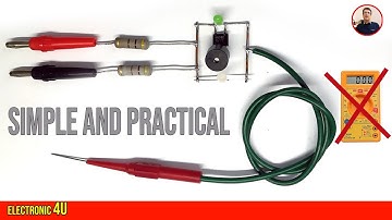How to make a practical tester for car electricity? (with buzzer)