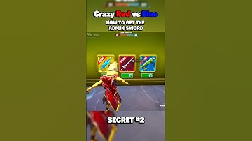 How to get the Admin Sword on Crazy Red VS Blue in Fortnite! [RVB Secret]