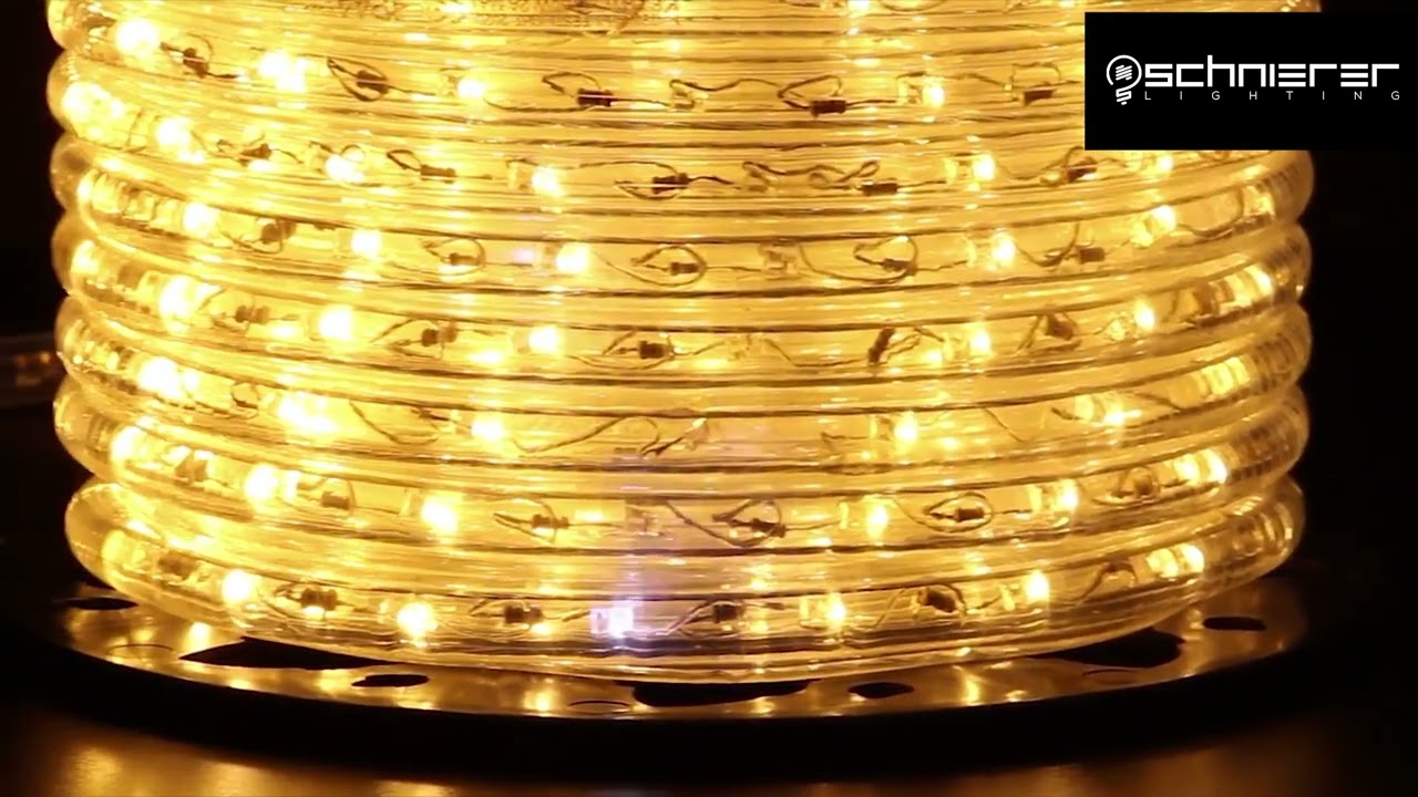 CE rope light with flash bulb