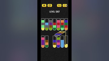 Water sort puzzle level 1266