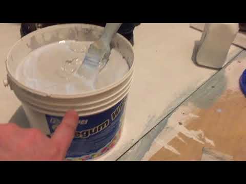How to tank (waterproof) a shower bathroom etc with mapei shower waterproofing kit