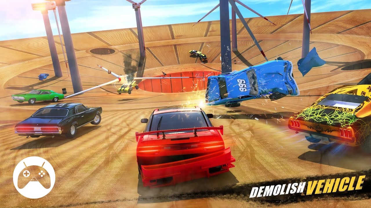 Crash Cars - A Physics Smashing Demolition Derby::Appstore for  Android