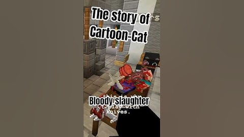Story Of Cartoon Cat Dweller: The Slaughter #scary #minecraft #tiktok #fyp #viral #addon