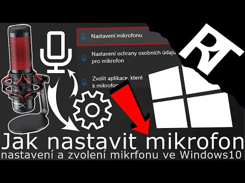 Video: Jak Nastavit Mikrofon Ve Windows